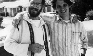 Mark Braunstein and Paul at the beginning of Vegetarian Times
