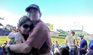 Paul & Janeen at a Cubs game.