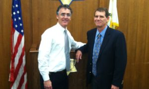 Paul with Cook County Sheriff Tom Dart 09/27/2011