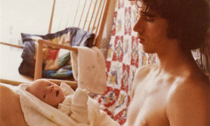 Paul and newborn son, Nick.